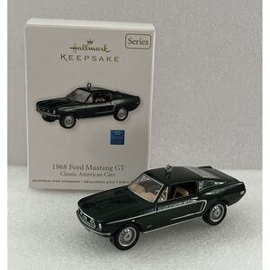 Hallmark Keepsake 1968 Ford Mustang GT Classic American Cars 21st‎ In Series